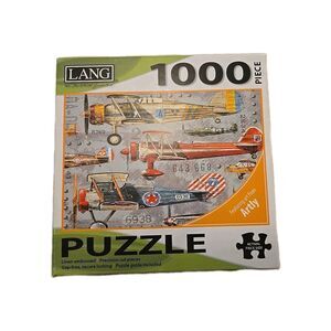Prop Planes 1000 Piece Jigsaw Puzzle By Lang Featuring Art By Artly Pre-owned